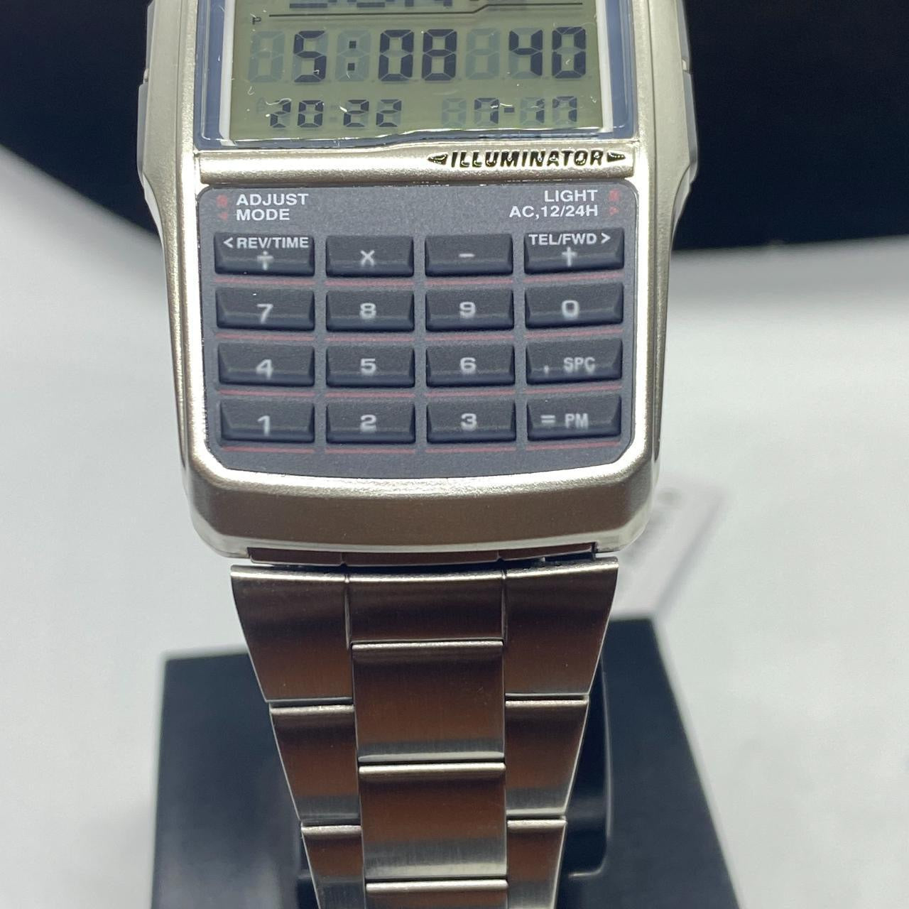 Casio Calculator Watch , Unisex Size 34 mm Diameter , Lightweight in Your Wrist , 8 inches Wrist Round Long