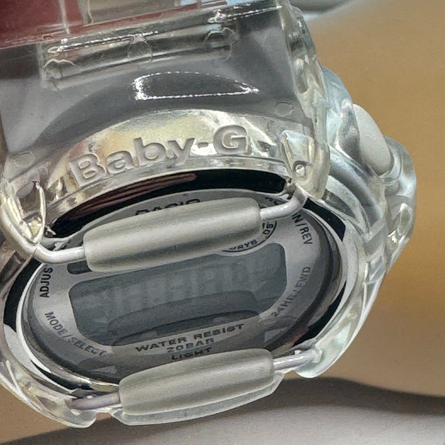 Baby-G Sports Watch for Ladies or Young Teen . Tough , Clear Color , Sports Watch , Brand New .
