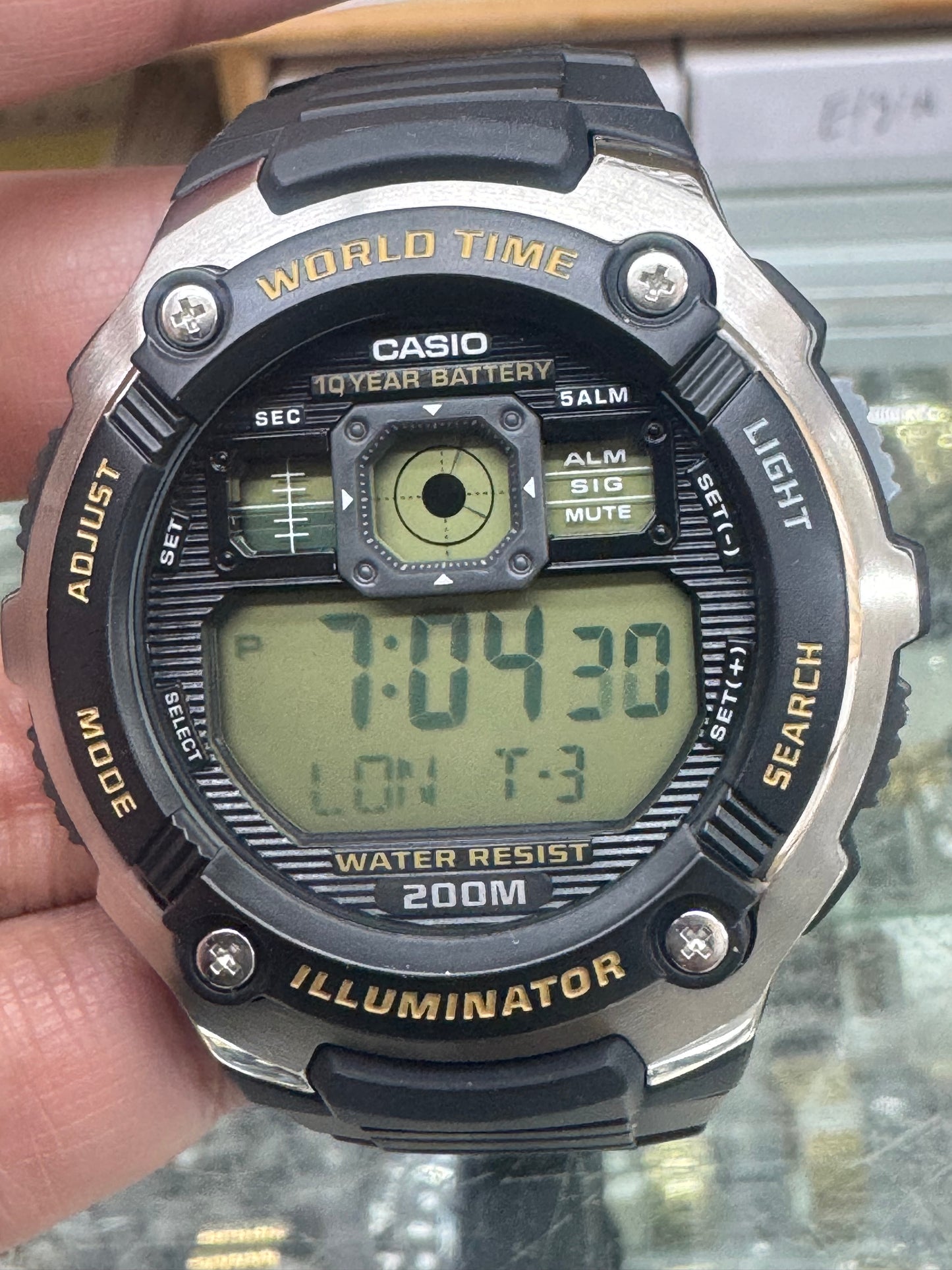 Casio Sports Watch Men Size