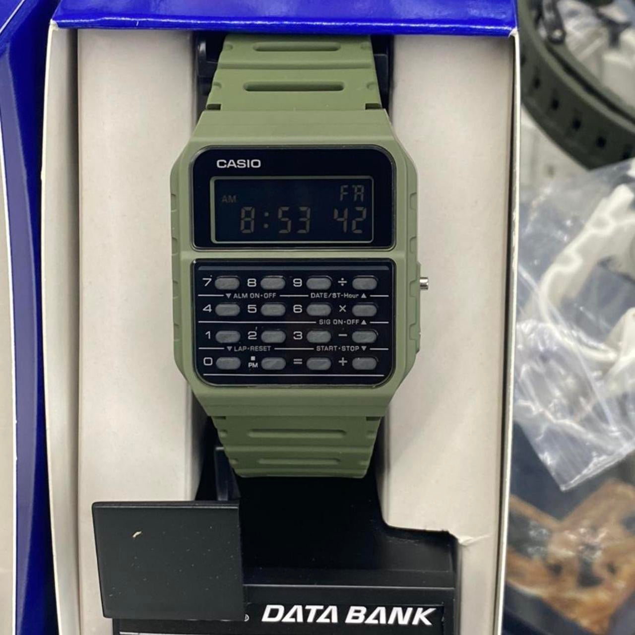 Casio Calculator Watch , Unisex Size 34 mm Diameter , Lightweight in Your Wrist , 8 inches Wrist Round Long