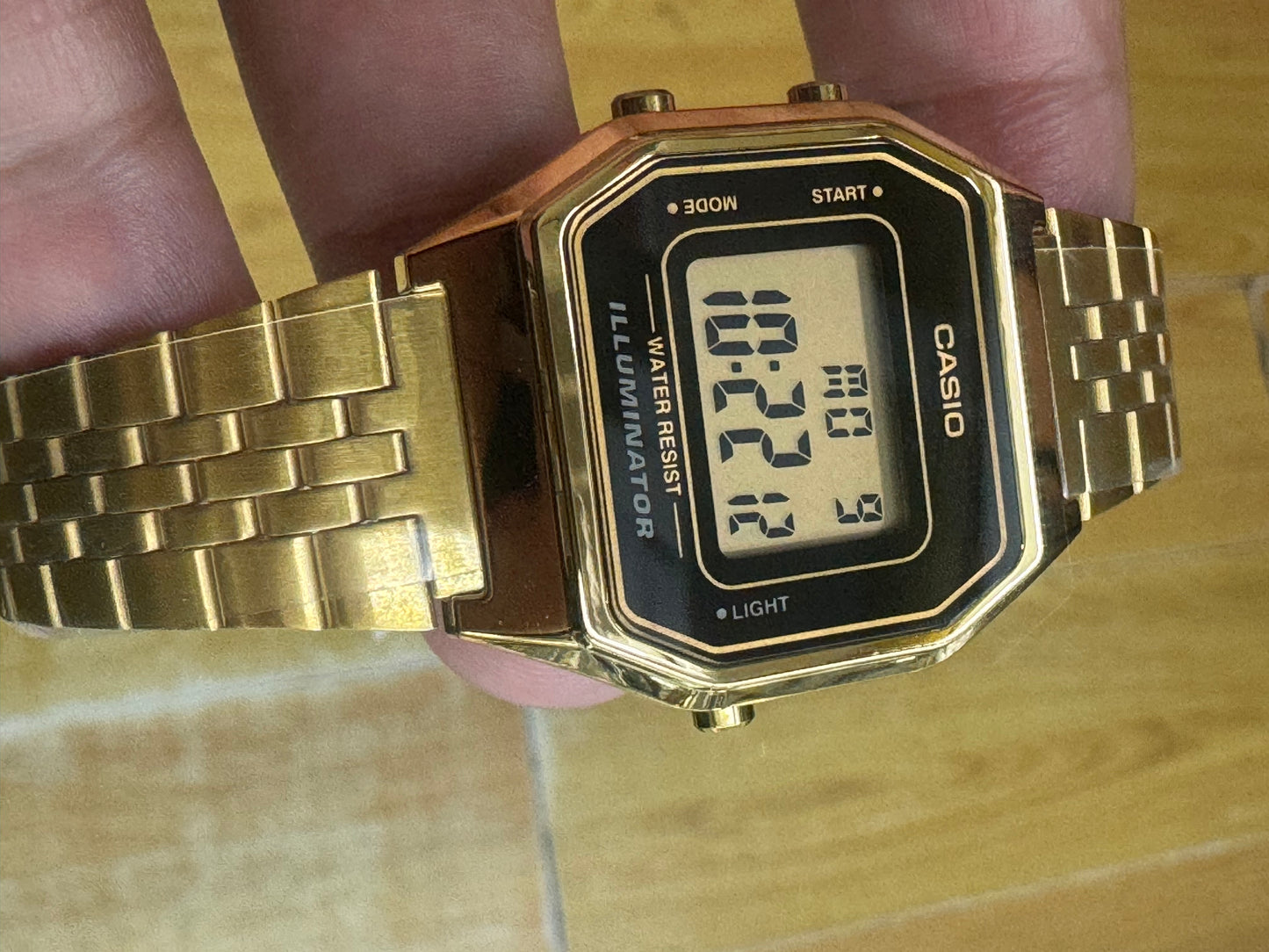 Casio Digital Stainless Steel Watch for Ladies, Extra Small, Affordable, Perfect for Work and Casual Daily Wear, 25mm Diameter