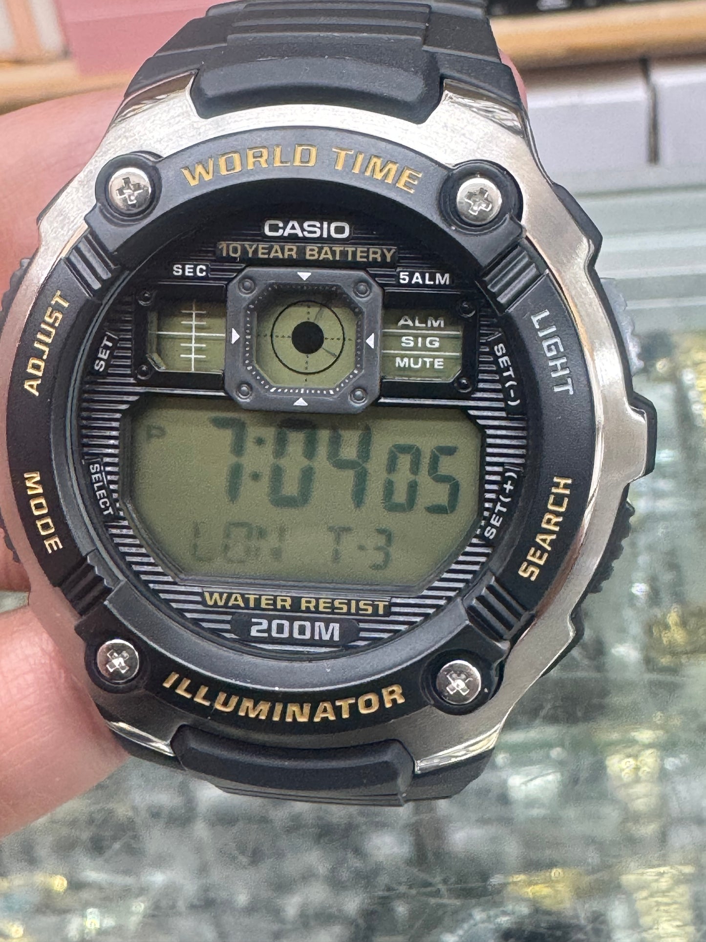 Casio Sports Watch Men Size
