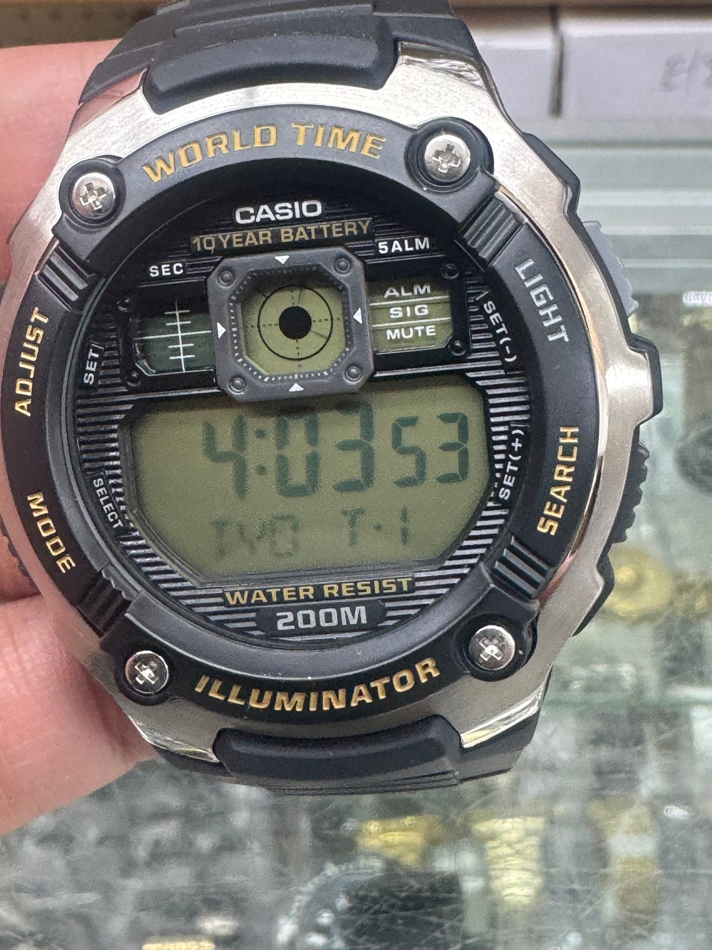Casio Sports Watch Men Size