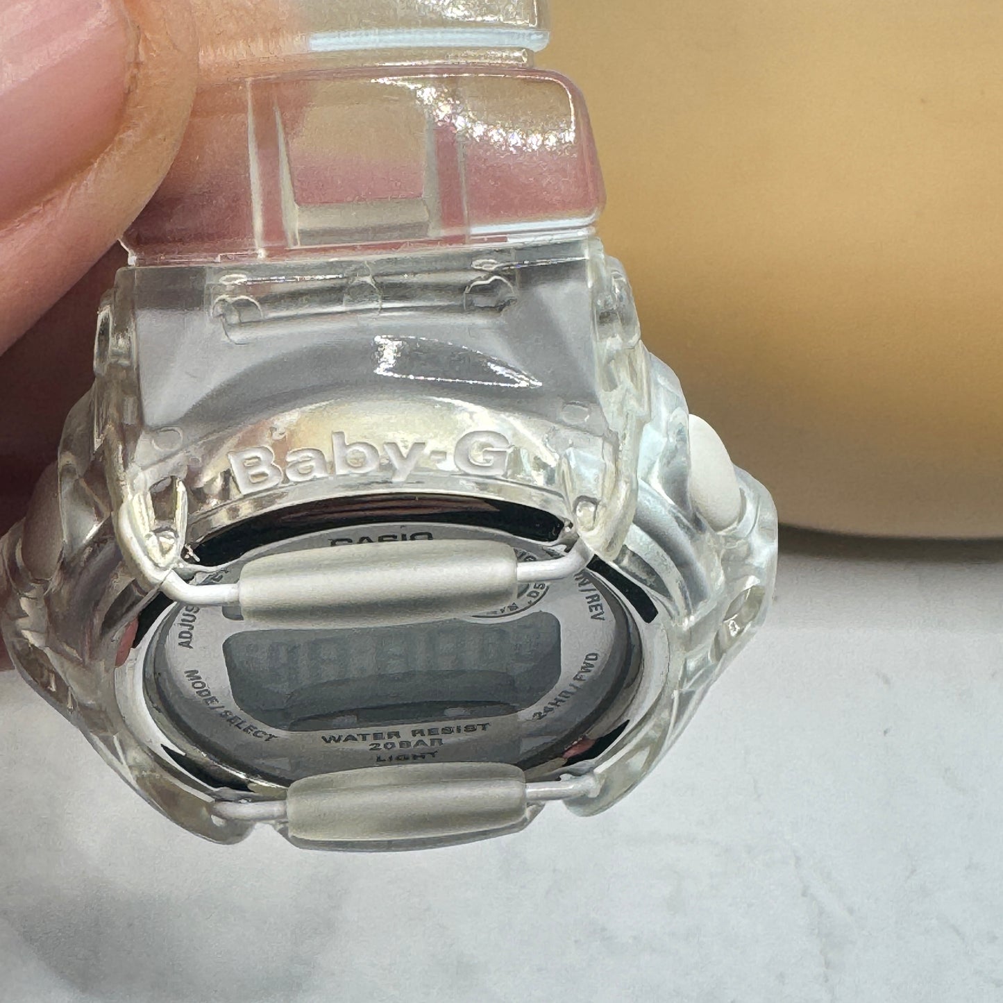 Baby-G Sports Watch for Ladies or Young Teen . Tough , Clear Color , Sports Watch , Brand New .
