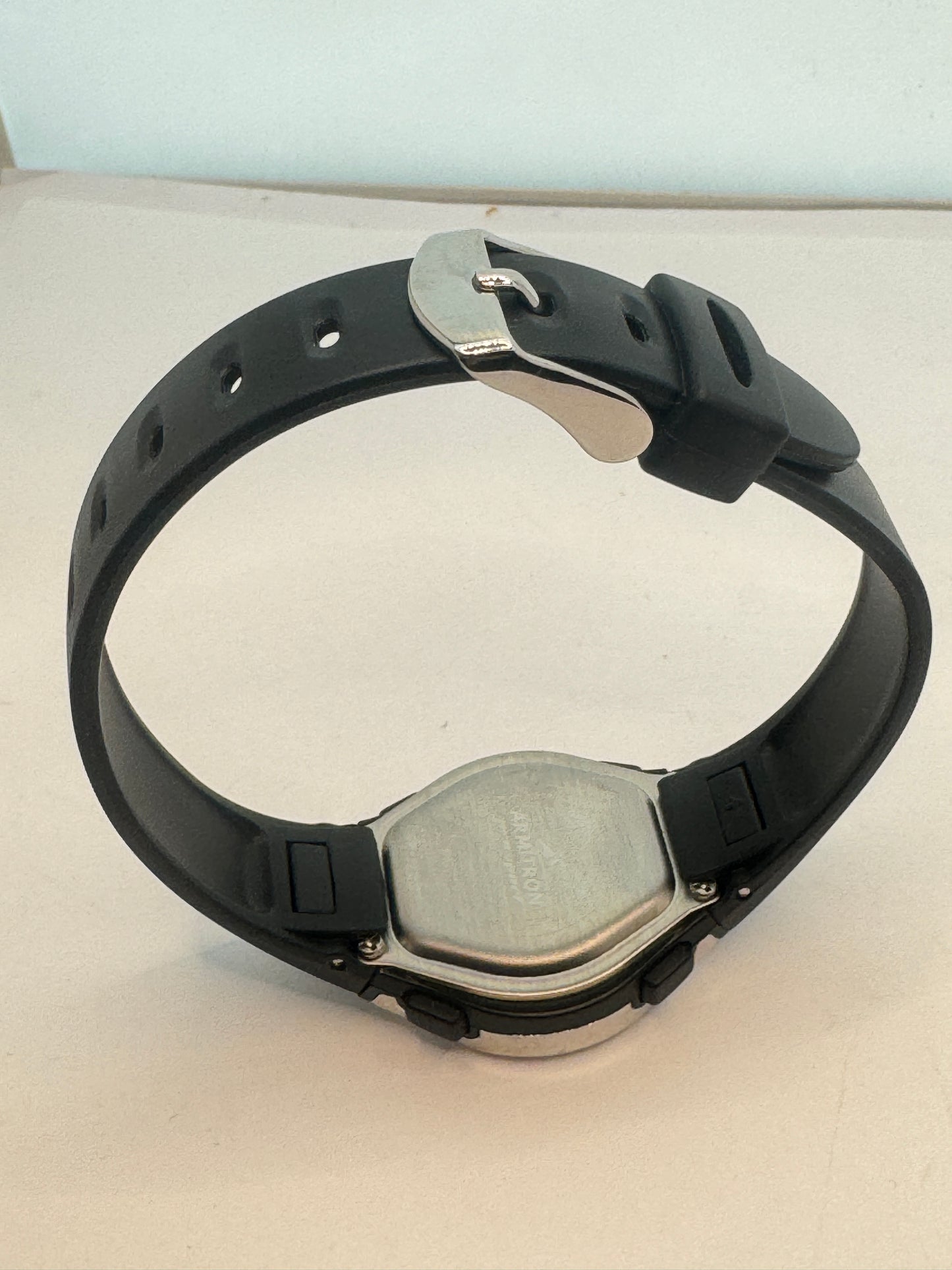 Small Size Armitron Watch for Ladies or Young Teen Brand New Item 30 mm Diameter 7 inches long Rubber Plastic Band 