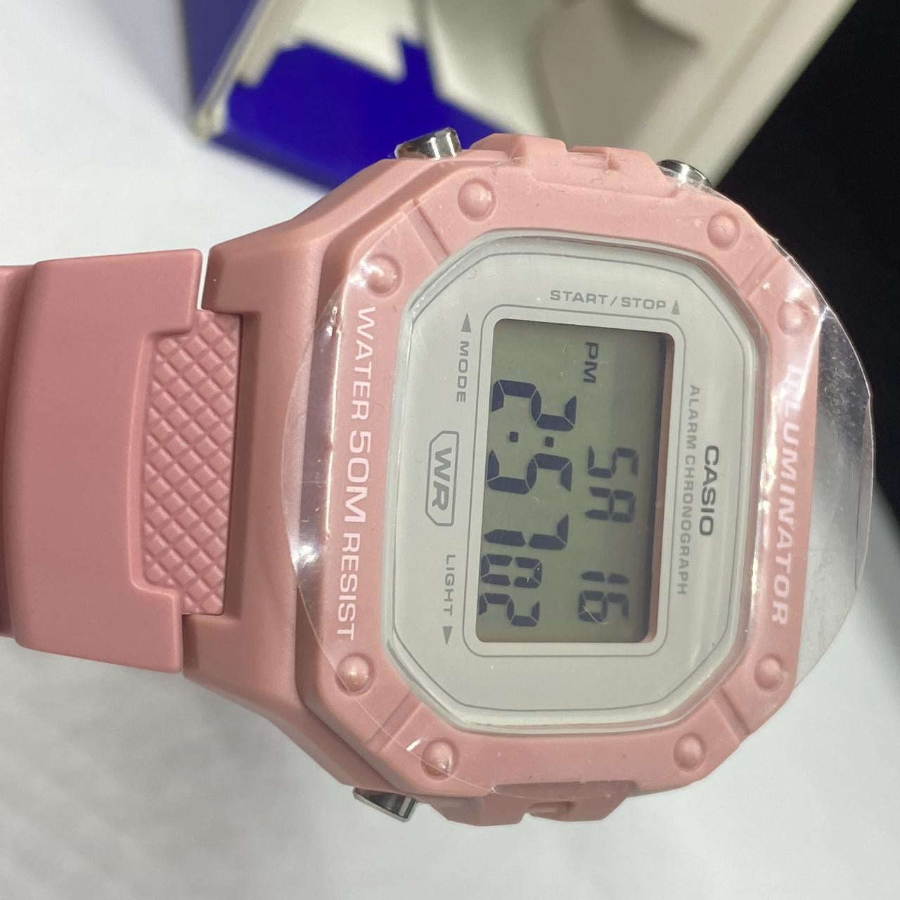 CASIO SPORTS WATCH FOR MEN OR FOR TEEN 40 MM DIAMETER CASUAL WORK OR DAILY WATCH BRAND NEW ITEM 9 INCHES ROUND LONG NEW ITEM , NEW BATTERY , LIGHT, TIMER, STOP WATCH 