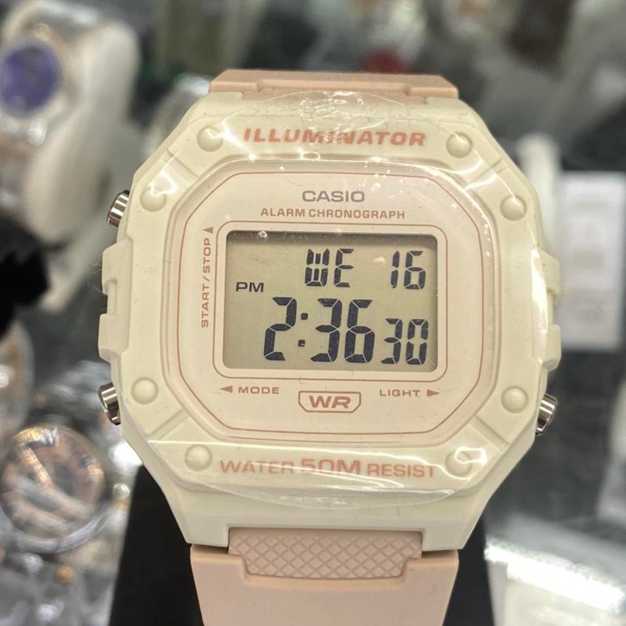 CASIO SPORTS WATCH FOR MEN OR FOR TEEN 40 MM DIAMETER CASUAL WORK OR DAILY WATCH BRAND NEW ITEM 9 INCHES ROUND LONG NEW ITEM , NEW BATTERY , LIGHT, TIMER, STOP WATCH 