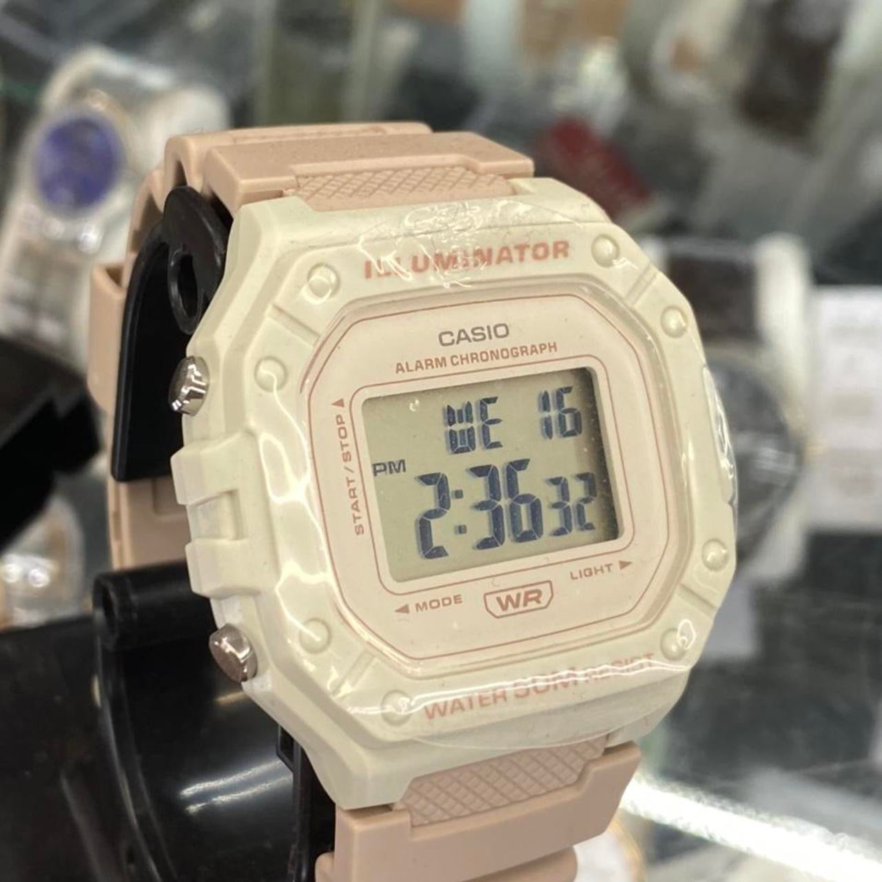 CASIO SPORTS WATCH FOR MEN OR FOR TEEN 40 MM DIAMETER CASUAL WORK OR DAILY WATCH BRAND NEW ITEM 9 INCHES ROUND LONG NEW ITEM , NEW BATTERY , LIGHT, TIMER, STOP WATCH 