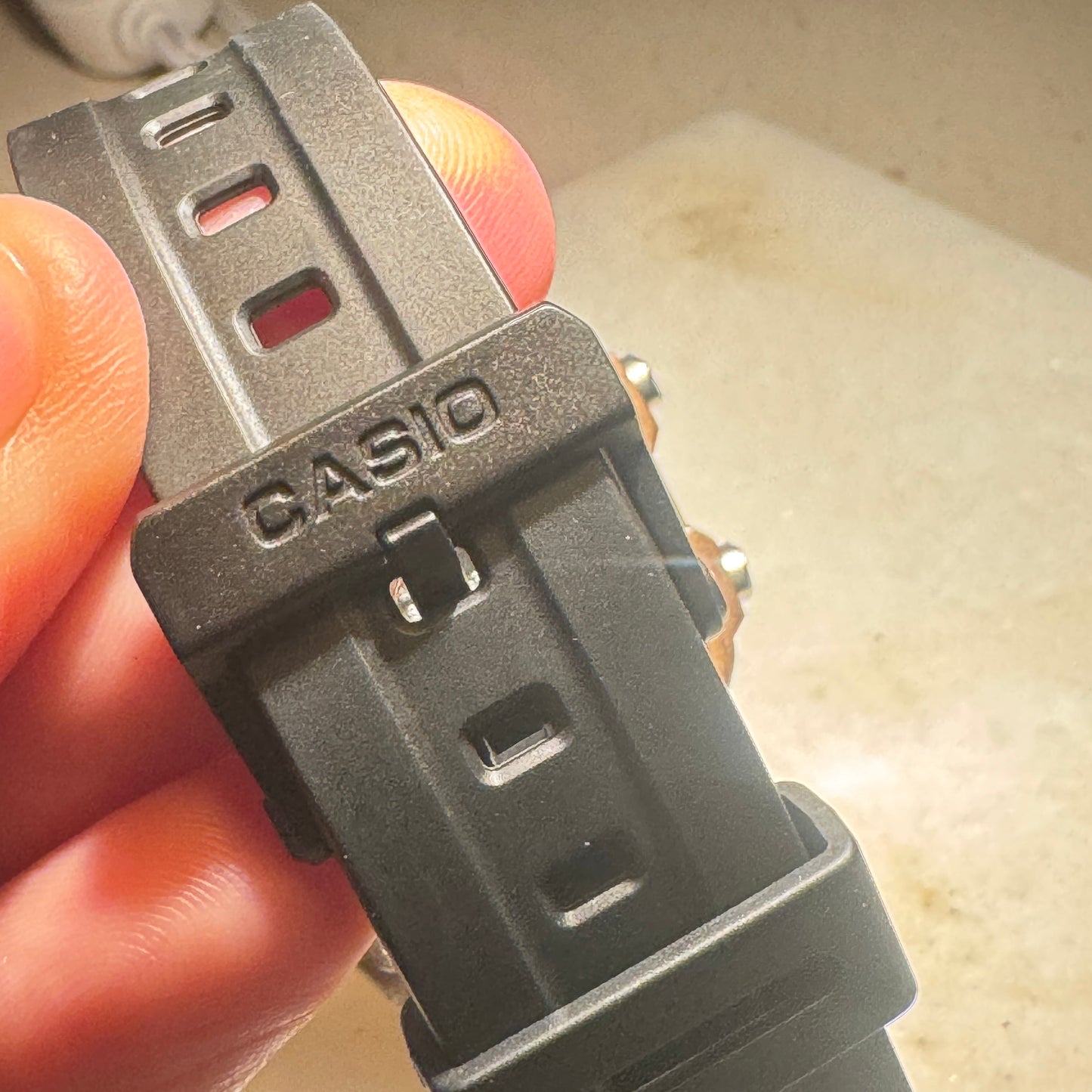 Casio Watch Men , Teen or Men Size 40 mm Diameter Digital / Alarm / Timer / Light Digital This is brand new design just came Rubber Band , Brown and Black Color Fits 9 inches Long Brand New Item 