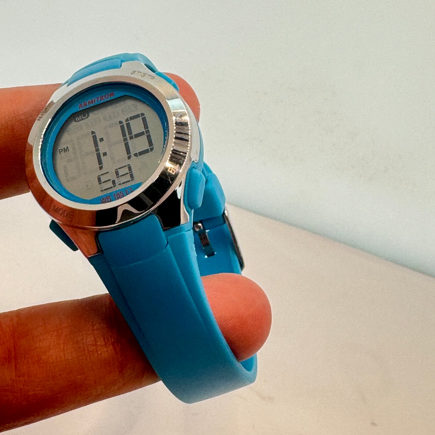 Armitron small Watch for Ladies or Young Teen Brand New Item, 30 mm Diameter, Rubber Plastic Band , Digital Movement