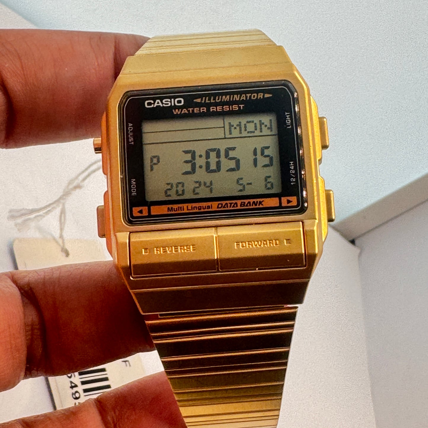 Casio Watch Men , Teen or Men Size 40 mm Diameter Digital / Alarm / Timer / Light Digital This is brand new design just came Rubber Band Color Gray and Black Fits 9 inches Long Brand New Item 