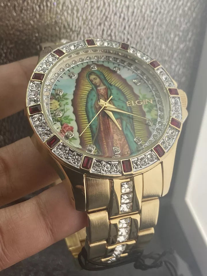 Elgin Large Size. Mama Mary Figure , 45 mm Diameter Brand New Item