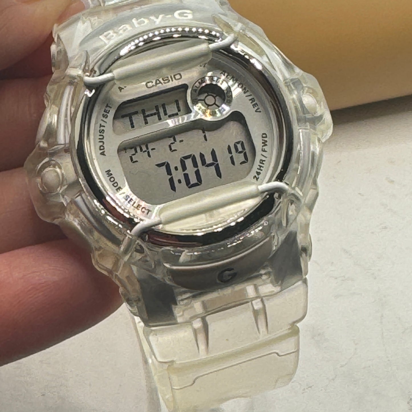 Baby-G Sports Watch for Ladies or Young Teen . Tough , Clear Color , Sports Watch , Brand New .